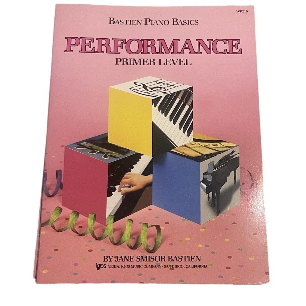 Bastien Piano Basics Primer Level Set Piano Theory Performance Technic 4 Books